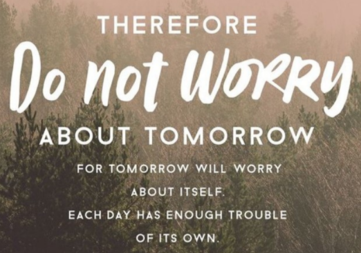 Without Worry, We Begin the New Year